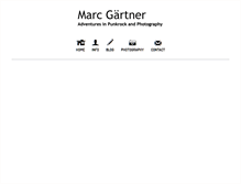 Tablet Screenshot of marc-gaertner.de